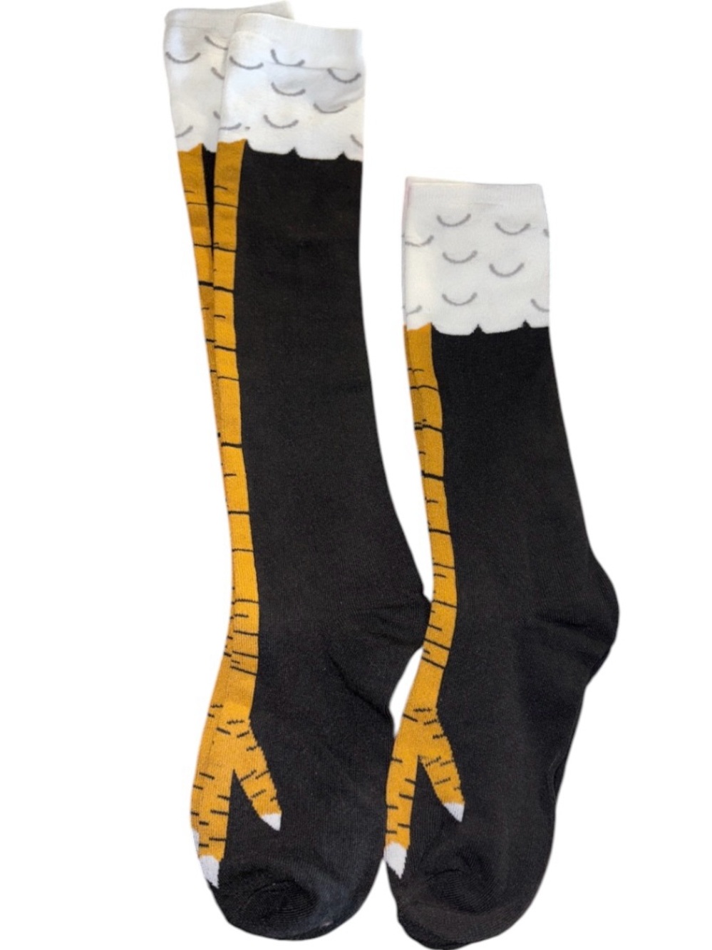 Chicken Leg Novelty Socks - 2 Pairs
